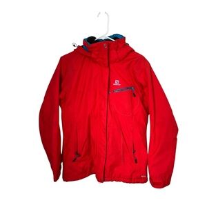 Salomon Speed Jacket Coat in Poppy Red Size Small